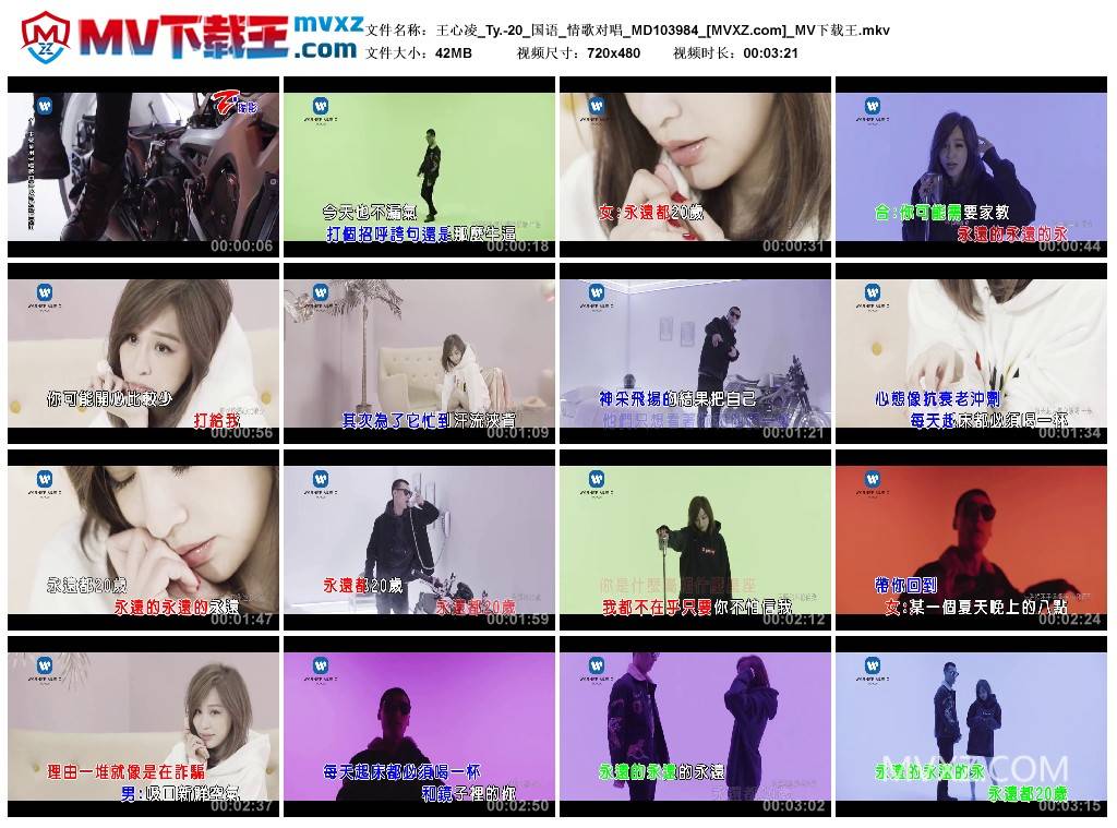 王心凌_Ty.-20_国语_情歌对唱_MD103984